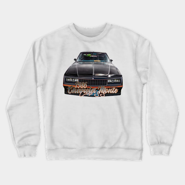 1986 Chevrolet Monte Carlo SS Crewneck Sweatshirt by Gestalt Imagery